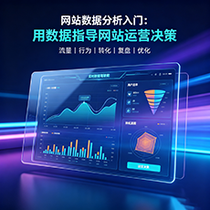 广州建站-网站数据分析入门：用数据指导网站运营决策
