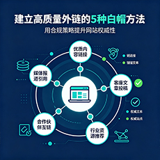 广州建站-建立高质量外链的5种白帽方法