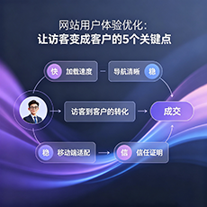 海珠建站-网站用户体验优化：让访客变成客户的5个关键点